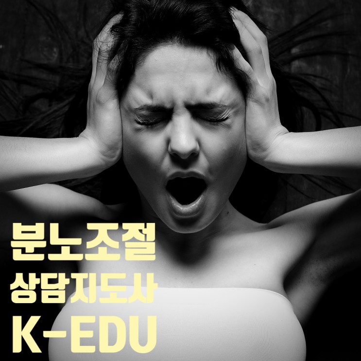분노조절상담지도사 케이에듀 에서는 자격증 무료 !!