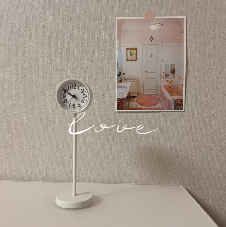[MUJI] 인테리어템 무인양품 스탠드형 공원 시계 미니