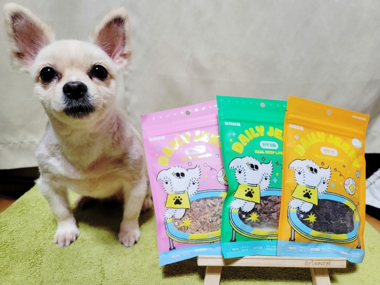 눈치상회 데일리 저키 강아지 육포 칭찬간식으로 딱!