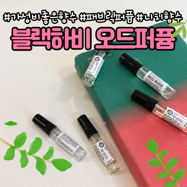 [ 향수 추천 ] 가성비좋은 드레스퍼퓸 '블랙하비 니치 패브릭 오드퍼퓸'