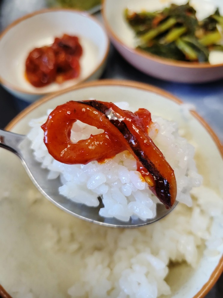 입맛없을땐!!! 매콤한 밑반찬 끼닛  (feat. 오징어젓갈)