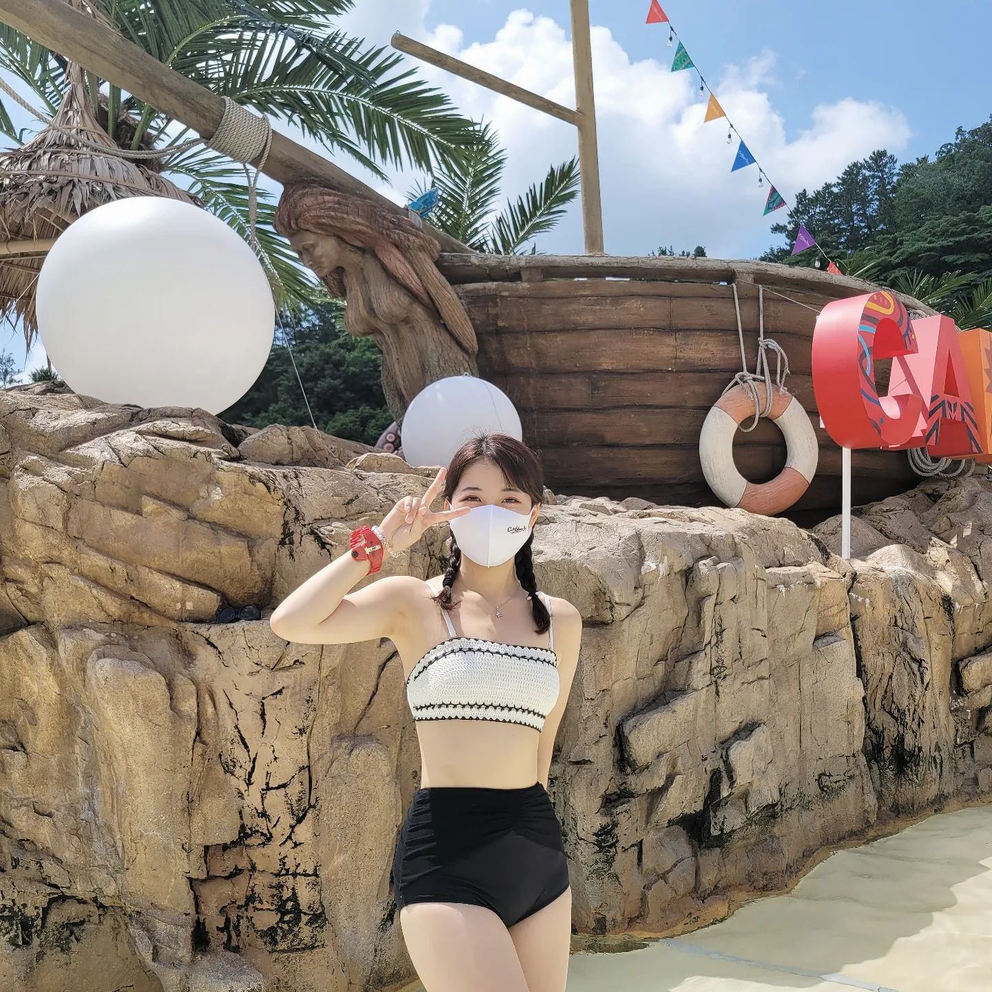 워터파크 백만년만🏖

#캐리비안베이 #weekend #🏖
