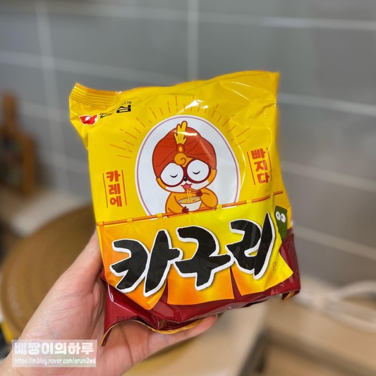 농심 카구리 봉지라면 간단 리뷰 / 오동통 쫄깃 🍜