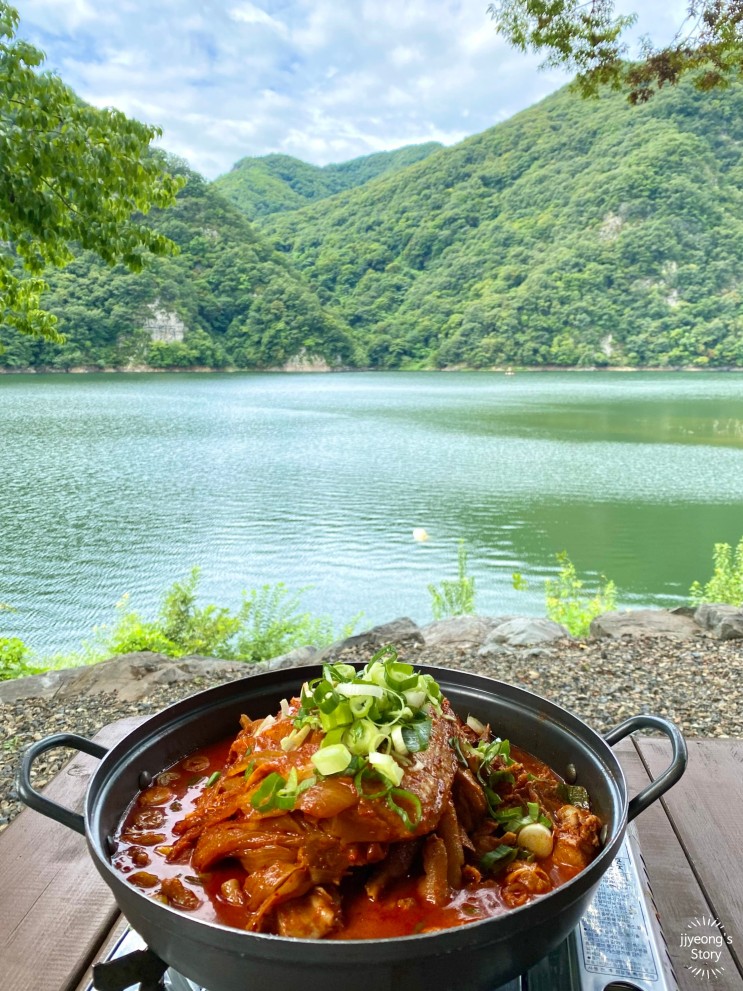 #16. SNS 완주 유명 맛집 영숙백숙_대야저수지 뷰 맛집_묵은지 닭볶음탕 진정한 맛집