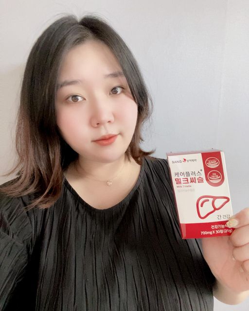 @2_seonae on Instagram: "#광고 @sanga_pharm 1일 1정으로 간건강 챙기기! 상아제약 케어플러스로 챙기고있어요~ 식약처에서 인정한 기능성원료를 사용한 건강기능식품으로 안심하고 섭취할 수 있고