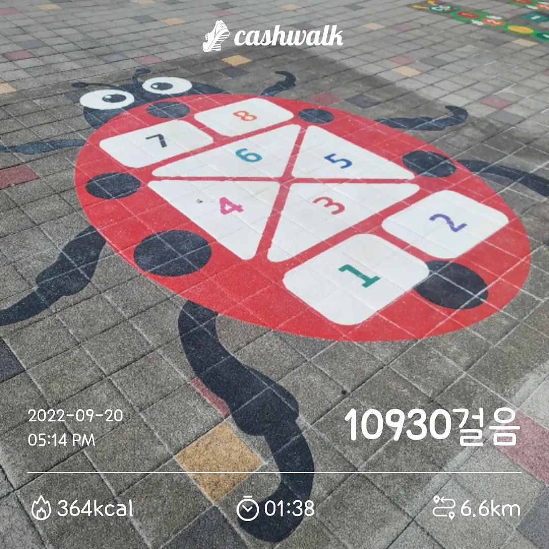 날도 시원하니 좋쿠나

어제 그렇게 무섭게 바람이 불더니
오늘은 아주 선선하네요.

참 걷기 좋은 계절 🍂

근처 율봉공원 통해 운동하러 가는데
바닥에 귀엽게 사방치기가 그려져있어요.
오징어게임, 달팽이게임 등
아이들 놀기 좋겠어요.

내일은 💨💨💨
아드님 개교기념일 

참 당황스럽네요 
😱😱😱

#오운완 #유산소운동 #운동하는엄마 #더열심히운동하자 #이제나도중년 #40대운동은필수 #꾸준히운동하기 #캐시워크 #걷기 #러닝 #만보걷기 #캐만챌9기 #2일차