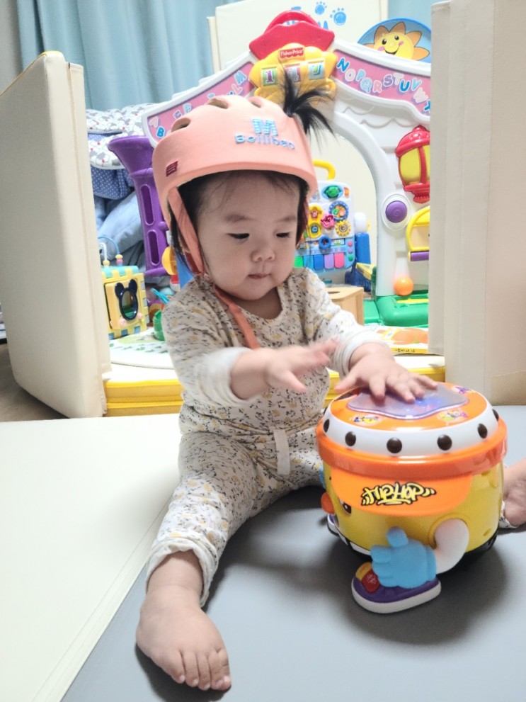 9개월 아기 장난감 추천 : 홀라 디제이파티 드럼