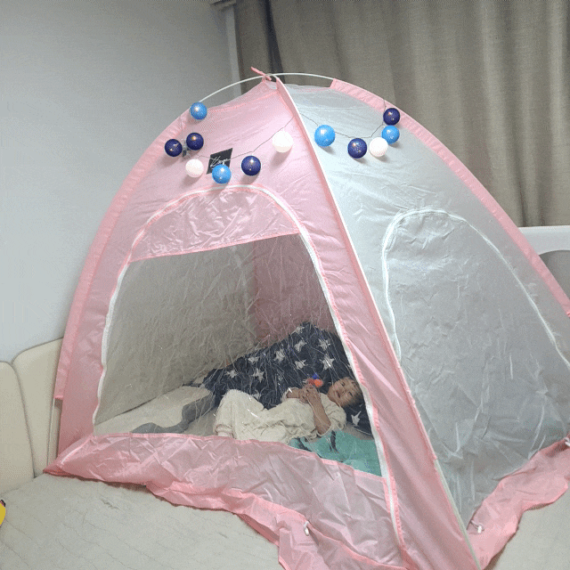난방텐트 원터치로 편리하게 겨울추위 대비해요.
