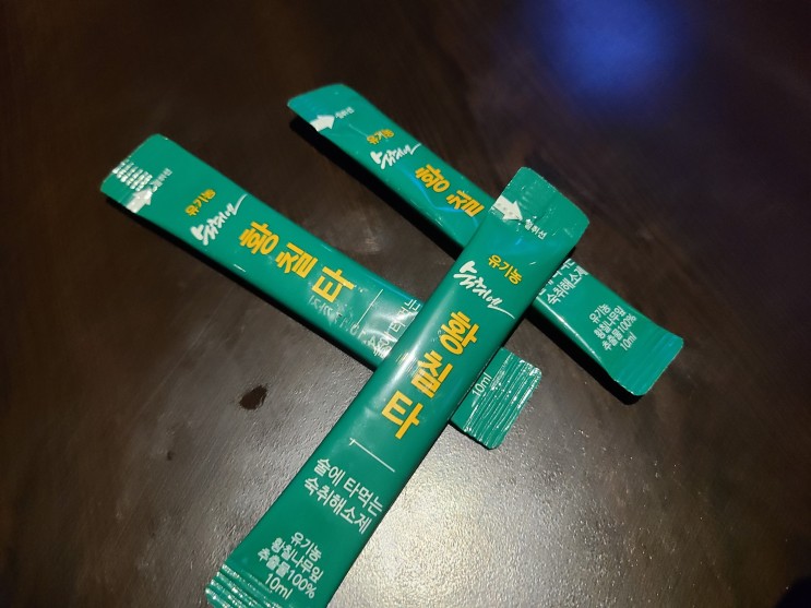 숙취해소제 - 소주에 타먹는 숙취해소제, 황칠타