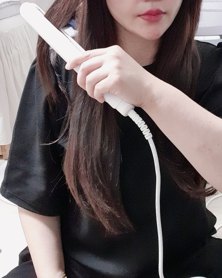 레가토 물광고데기 극손상모까지 펴주는 판고데기로 윤기나게 스타일링하기