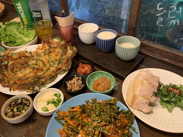 [전주 1박2일 여행코스] 전주 맛집 다가양조장 / 객리단길(객사길)맛집 추천 / 막걸리,모주 / 새참세트(파전,보쌈,골뱅이무침) 맛있고 가성비가 터지는 파전맛집!!!