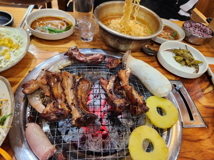 파주맛집 가족들과 외식하기 좋았던 헤이리맛집 숑스바베큐