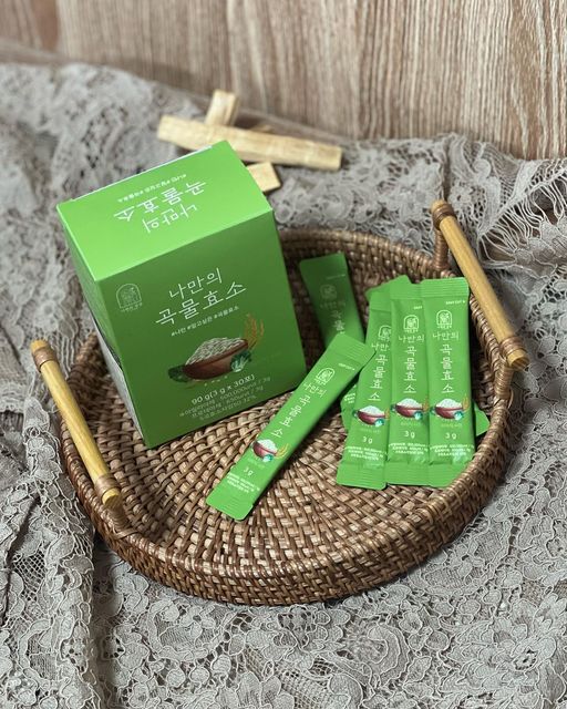 𝙷𝚊𝚗 𝚊,𝚛𝚎𝚞𝚖 on Instagram: "#협찬 글루타치온이 함유되어있고 곡물효소 역가수치 50만 이상의 제품인 나만의건강by설리마켓의 나만의 곡물효소! 야채 혼합분말에 새싹보리분말,