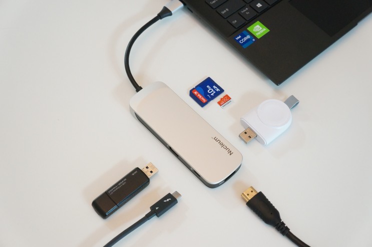 USB C타입 허브 킹스톤 Nucleum 7in1 멀티 허브 강추