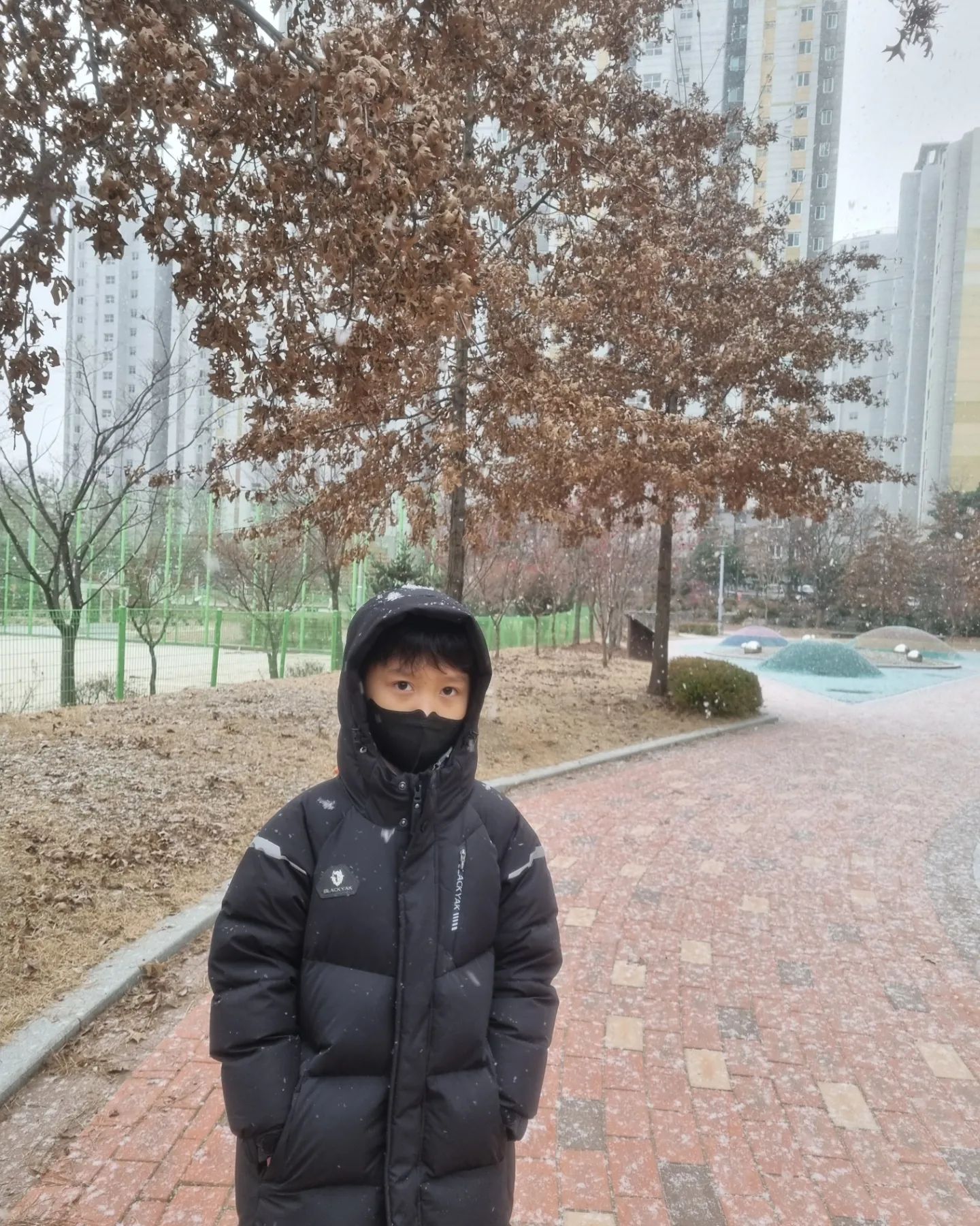 아이 등원시키면서 부터 눈이오더니 한 삼십분만에  금방 세상이 하얗게 변했네요!

출퇴근시 이동시 눈길 조심하세요!

저는 오늘 한국 브라질 4시 경기 일어나서 봤거든요ㅎㅎ
16강은 진출 못했지만 끝까지 멋진 경기해주어서 하나도 안피곤하네요!

오늘도 즐건하루!🤍