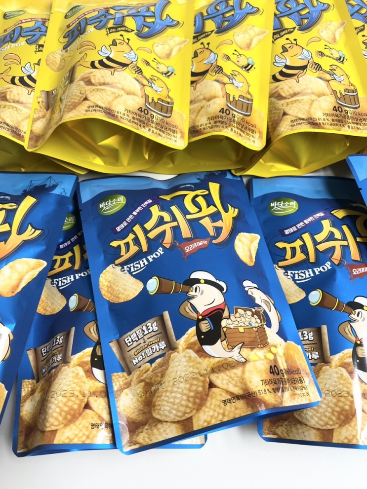 글루텐프리 단백질스낵 피쉬팝
