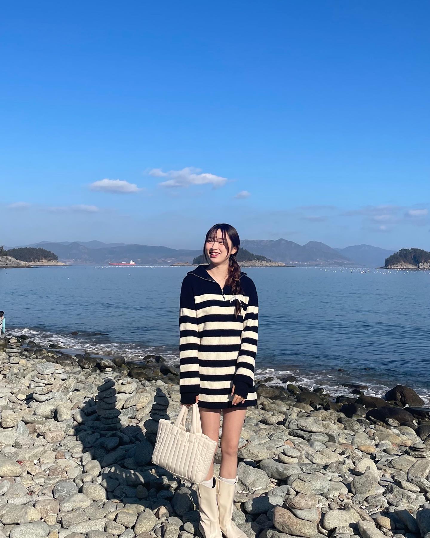 따뜻한 겨울 바다 ☁️