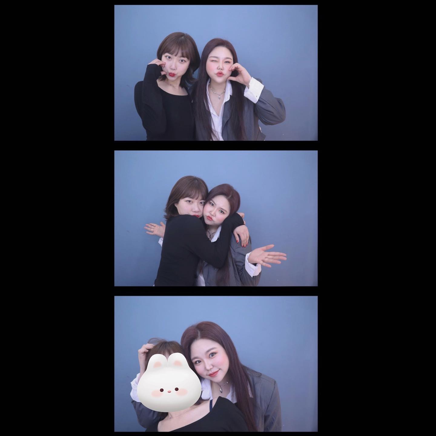 1.제일 최신 포즈 볼하트인 노땅
2.노-질척🤷🏻‍♀️
3.찍기 3초 남았는데 딴 짓 하길래 머리채잡고 얼굴 갖다댐 표정🤓(동영상 보고 서로 터짐ㅋㅋㅋㅋㅋ)