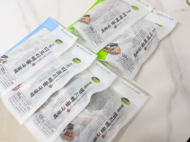 바다소리 천연해물 국물팩으로 집밥해먹기!