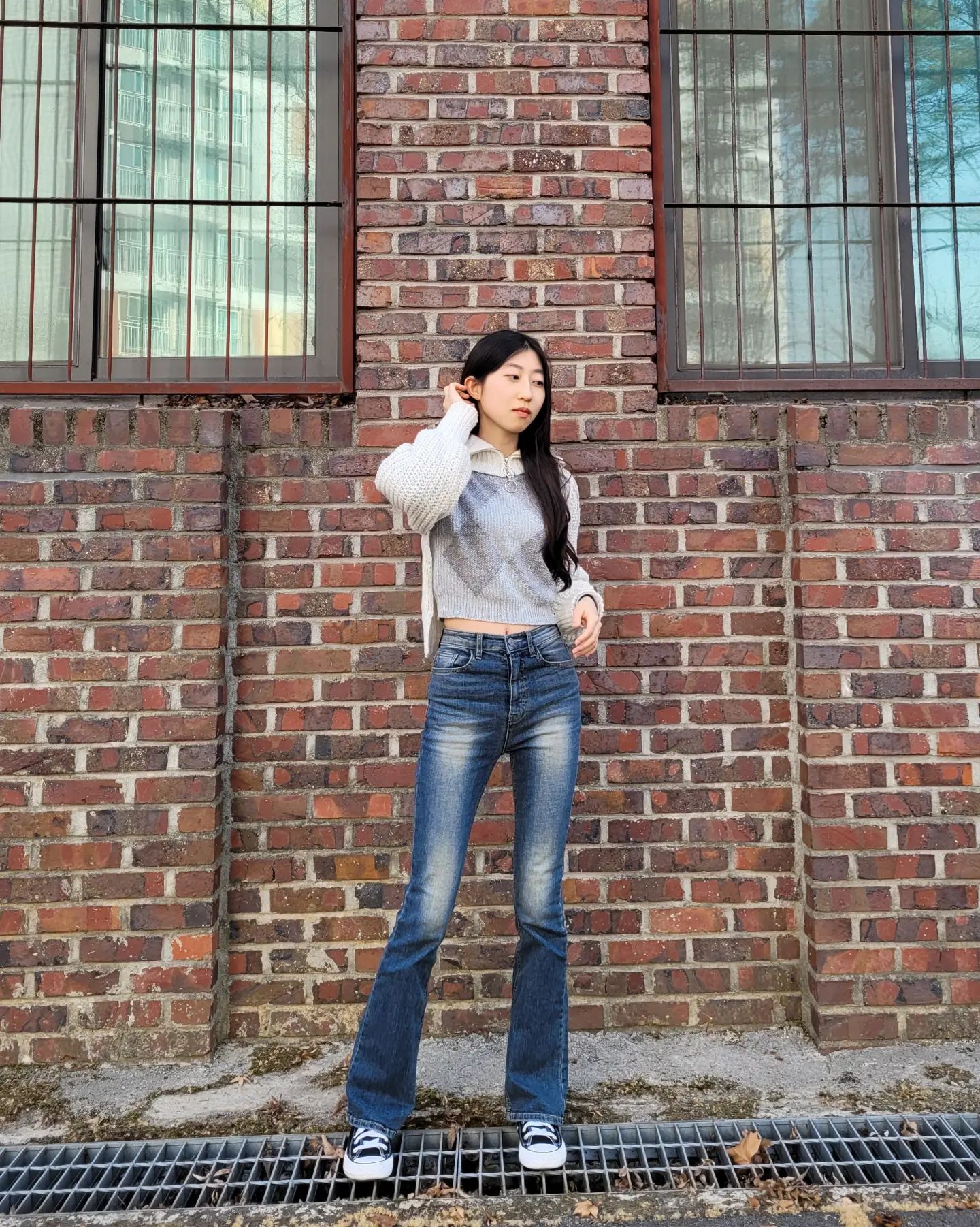 제가 좋아하는 상하의!! 뒷면이 포인트라구요😆

#데일리룩