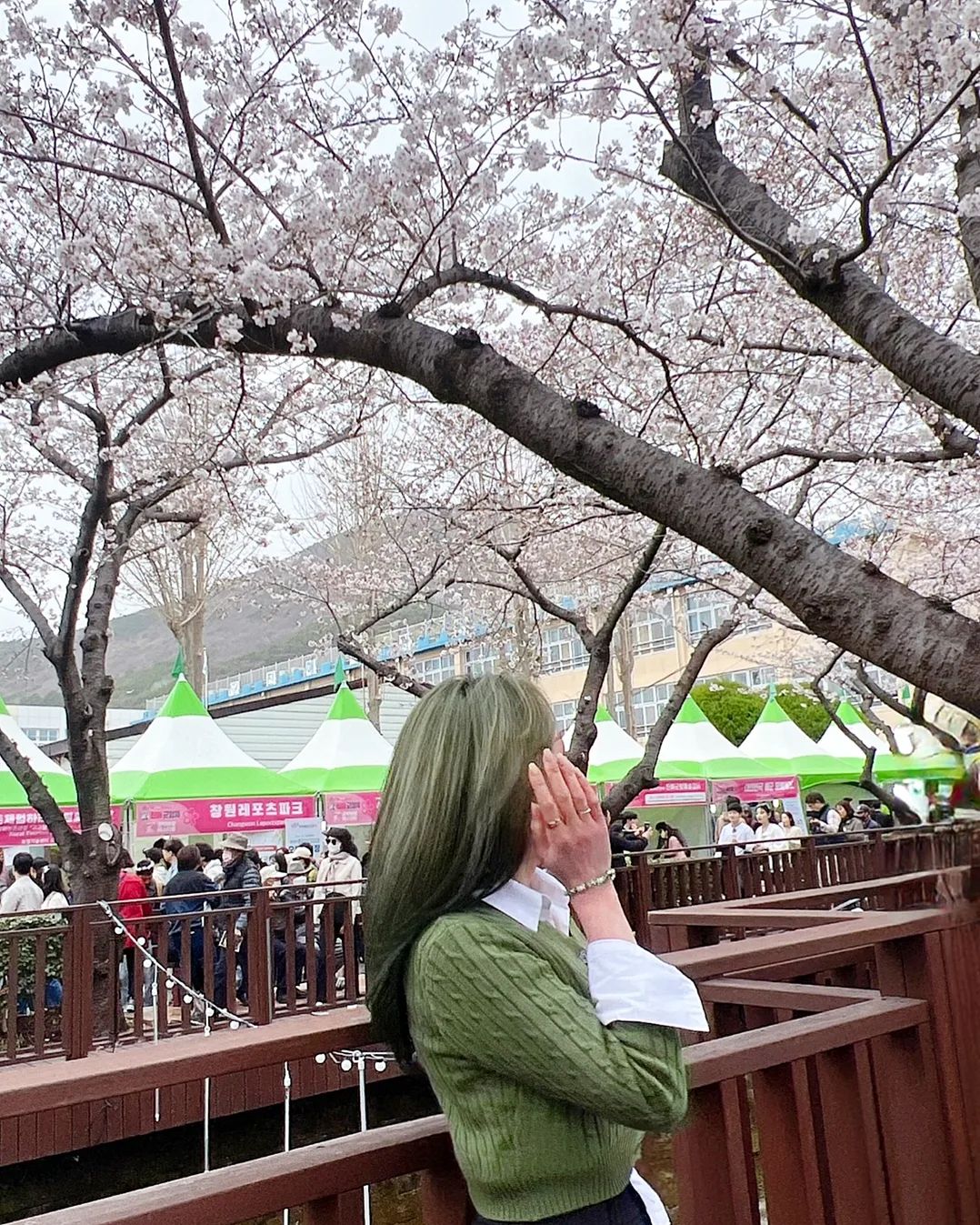 버ㅈ꼬ㅊ🌸
.
.
#벚꽃 #벚꽃축제 #진해군항제 #여좌천 #꽃놀이 #꽃구경 #사람구경 #목적은 #동동주 #초록이 #초록머리 #초록니트 #초록팔찌