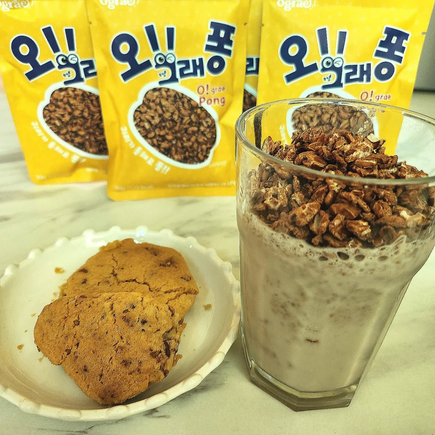 블로그 협찬때문에 베이킹 했는데 너무 재밌짜낭 !
덕분에 가족들 간식 챙겨줬네용 크크 🍪🥛❤️