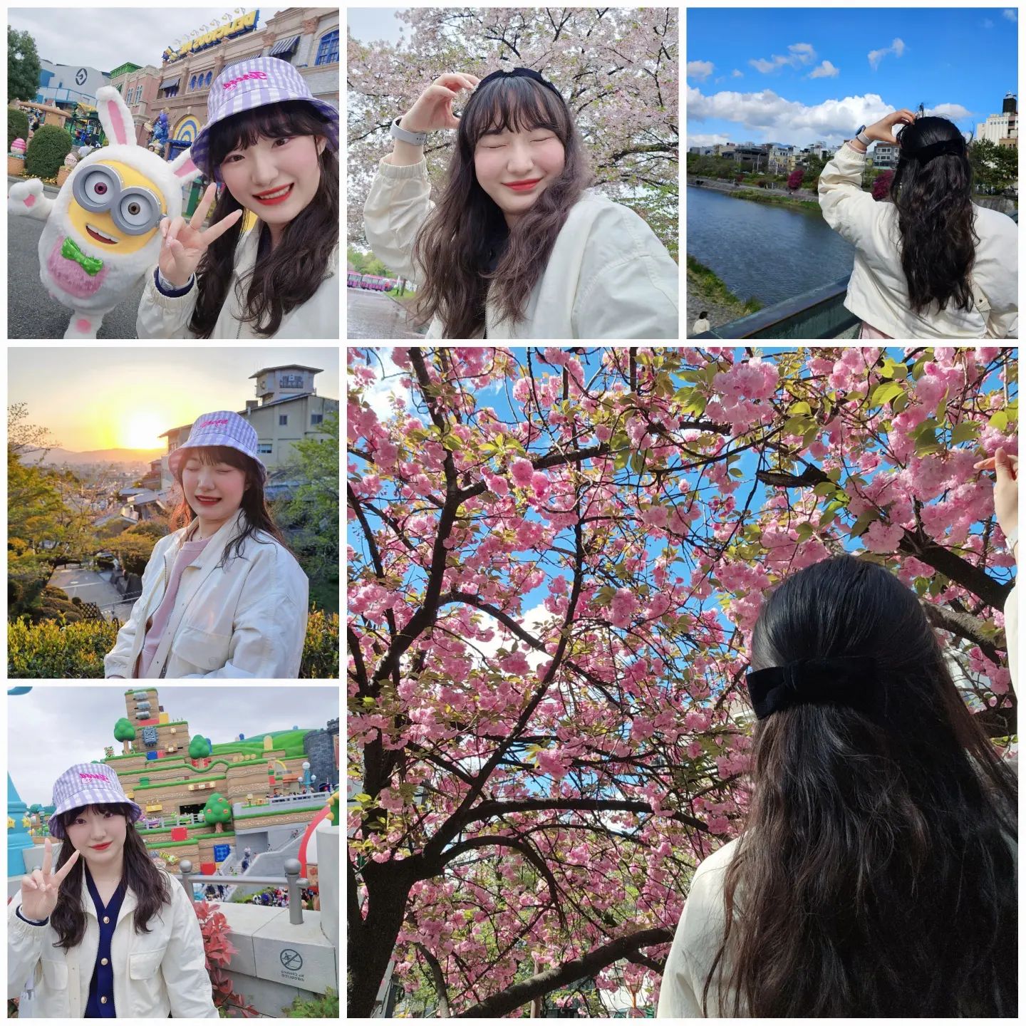 🌸23.4.5~23.4.9 오사카, 교토여행🌸
생일에 해외에서 벚꽃 보는게 나름 로망이었는데 학기중, 인턴으로 못하다가 이번에 떠났던 여행! 이번 여행 역시 여행메이트... 어무니랑 같이갔다고~

✨️정보정리✨️
✔️ 비행기 : 피치항공 2인 668,200원 (수화물 1개 포함)
✔️ 숙소 : 프리미어 호텔 캐빈 오사카 3박 트윈룸 366,417원 / 도큐 스테이 교토 산조 1박 157,403원
✔️ 환전 : 800,000원 (20만원 정도 카드 사용했음..ㅋ)
✔️ 사전예약 : 유니버셜, 라피트, 하루카 등
교통 : 이코카 카드 구입 후 충전해서 사용 (패스권 X)

✨️일정✨️ (1-3일차 오사카, 4-5일차 교토)
✔️ 1일차 : 공항 - 호텔 - 덴푸라 에비노야 - KOHYO(마트) - 호텔
✔️ 2일차 : 호텔 - 유니버셜 - 혼미야케 - 한큐백화점 - 하나다코 - 돈키호테 - 세븐일레븐 - 호텔
✔️ 3일차 : 호텔 - 도쿠마사 - 오사카성(스타벅스 등) - Bread, Espresso & - 난바마루이(GU, Coca 등) - 도톤보리~신사이바시 - 쿠시카츠 다루마 - Kamitora(라멘) - 호텔
✔️ 4일차 : 오사카호텔 - 교토호텔 - Boulangerie(빵집) - 혼케 오와리야 본점 - 니시키시장 - 호텔 - 청수사 - 교토 규카츠 - 세븐일레븐 - 호텔
✔️ 5일차 : 호텔 - 교토역 - 쿠라스시 니조 - 니조성 - Porta 산리오 - JCC CAFE - 이세탄백화점 - 공항

✔️ 사진촬영 : 갤럭시 S23 울트라

이번 여행 다니면서 GATE26 어플을 통해 현재 여행중인 사람들, 곧 여행을 가는 사람들과 현재 상황도 바로바로 공유하고, 또 공감하기도 하고, 정보도 얻을 수 있어서 좋았고, 또 여행후기를 남기면서 여행 정리할 수 있어서 좋았음(사진 3개인 것은 초큼 아수웠지만ㅋㅋㅋ) 그리고 26챌린지를 참여하면서 미션을 하다보니 후기 바로바로 올리는 부지런한 스스로의 모습에 감탄도 하고ㅋㅋ 받은 이륙이 같이 찍으면 귀여워서 만족했다며ㅋㅋ

대학생 때 별명인 다또떠를 내가 취업하고도 이어갈지는 몰랐지만 6월 여행 많관부~~~
.
.
본 게시물은 GATE26 챌린지 활동의 일환으로 작성되었습니다.
.
#gate26 #26챌린지 #여행필수앱 #항공사후기 #여행커뮤니티 #오사카여행 #오사카맛집 #교토여행 #교토맛집 #모녀해외여행