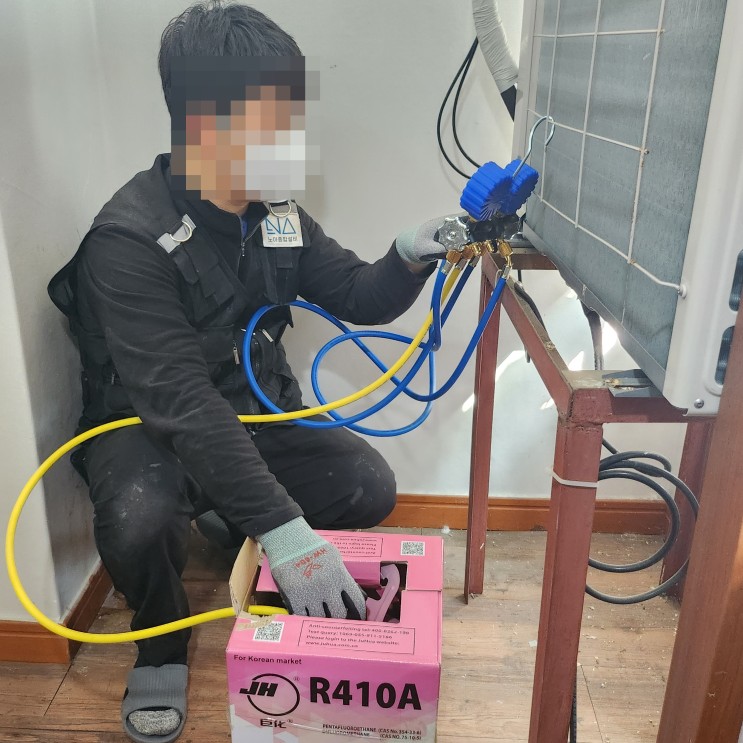 사무실 에어컨고장, 가스충전으로 수리해준 동래구(동래) 온천동 에어컨 업체
