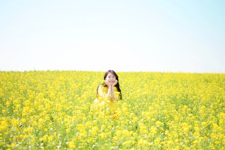 [여행/경기도/안성] 사진 찍기 좋아하는 커플한테 딱인 데이트 코스 추천 안성 편 <2탄>_지금이 유채꽃 피크 안성팜랜드 (사진 꿀 팁 포함)