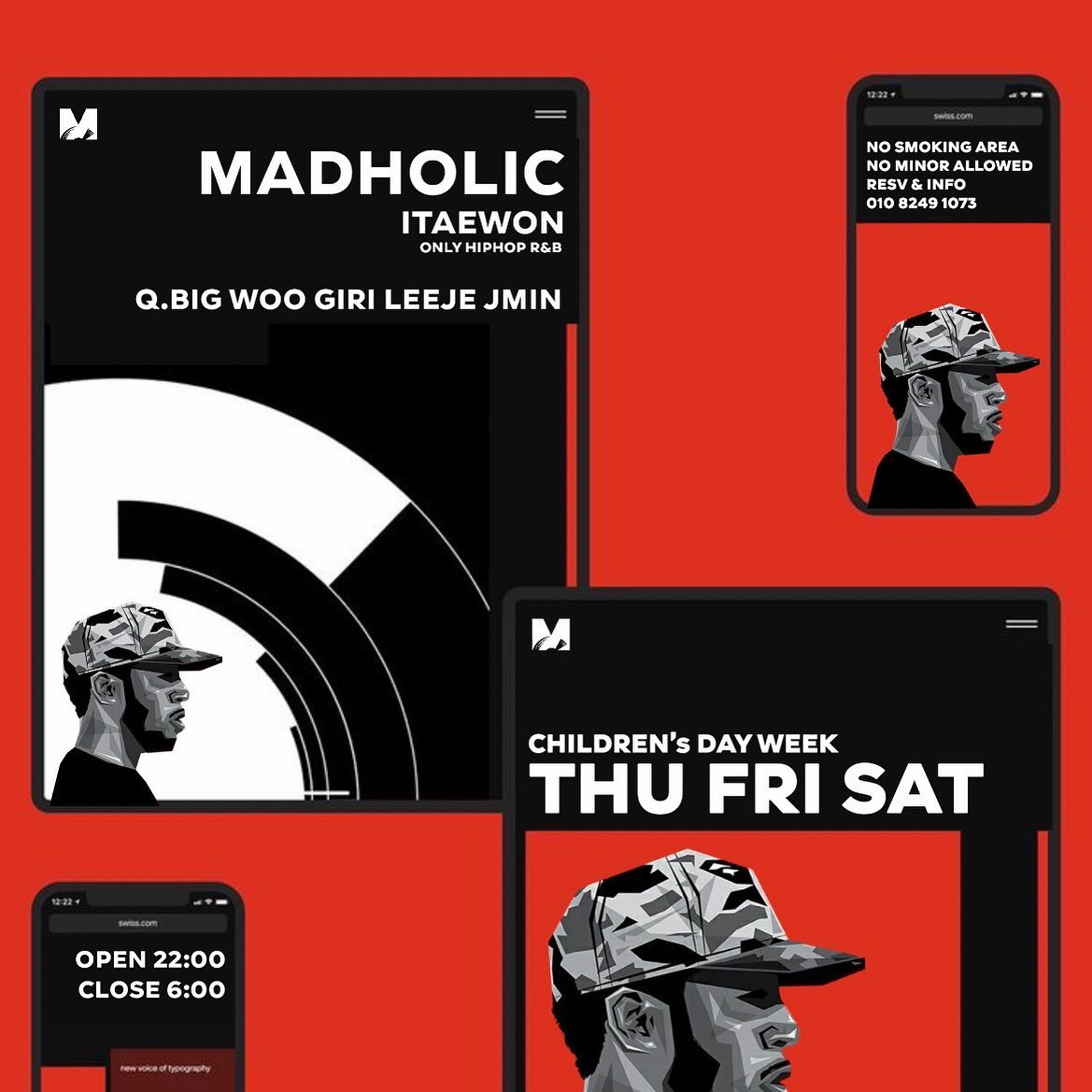 #madholic 
[MADHOLIC ITAEWON]

💿 April 1st Week 💿

👧 Children’s Day Week 👦

🎧DJ Line Up🎧

🔥 QBig djqbig
🔥 Woo dj.woo91 
🔥 Giri dj__giri 
🔥 Leeje leeje0810 
🔥 Jmin j_jmi_in 

Door Open 22:00
Door Close 06:00

[NOTICE]

남/녀 상관없이 무료입장
금, 토, 공휴일 전날 영업합니다
예약 및 문의사항 010-8249-1073 or DM✉️
미성년자 출입 금지 / 금연구역

Free Entrance Fee
FRI, SAT and The Day Before HOLIDAY OPEN
Resv & Info 010-8249-1073 or DM✉️
No Minor Allowed / No Smoking Area

#매드홀릭 #매드홀릭라운지 #이태원 #파티
#이태원클럽 #이태원힙합 #매드홀릭이태원 #힙합 #힙합클럽 #madholicitaewon #hongdaeclub #itaewon #hongdae #강남 #압구정 #한남 #홍대 #선팔 #맞팔 #좋아요 #오오티디 #팔로우 #팔로잉 #daily #데일리
