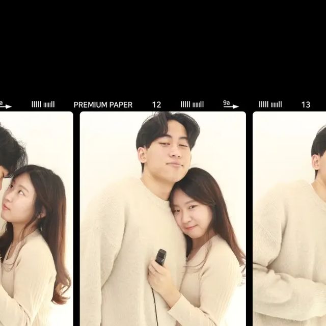 잉뿌삐커플 on Instagram: "#광고 날씨가 좋아서 서울숲에 다녀왔어요!!! 400일 기념으로 사진 찍은 치즈문포토🧀 16가지 프레임에 11가지 필터로 다양하게 선택할수있고, 글씨도 써넣을수있고,