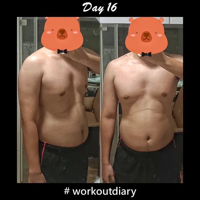 Looks good today 😊

#workoutdiary #day16
#減肥日記 #減肥 #健身 
#workout #losefat #diary 
#ダイエットする  #筋トレ 
#ลดน้ำหนัก #헬스