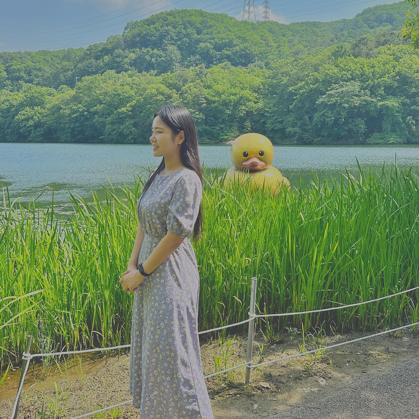 #운중저수지 #드라이브 🛻💕

주말 날씨, 기분 좋아🫶