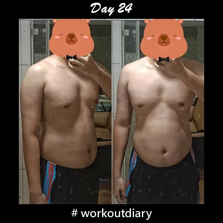 Still the same 🙂

#workoutdiary #day24
#減肥日記 #減肥 #健身 
#workout #losefat #diary 
#ダイエットする  #筋トレ 
#ลดน้ำหนัก #헬스
