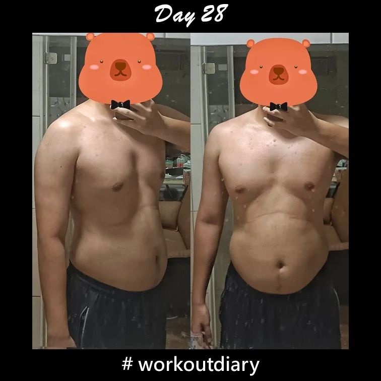 Forgot to post yesterday 😭

#workoutdiary #day28
#減肥日記 #減肥 #健身 
#workout #losefat #diary 
#ダイエットする  #筋トレ 
#ลดน้ำหนัก #헬스