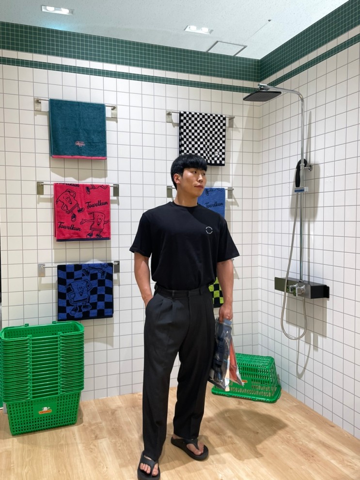 스탠다드에러반팔티 편안한 IRT155 [컴팩트얀] 엔자임 워싱 스탠다드에러 미니 써클 반팔티