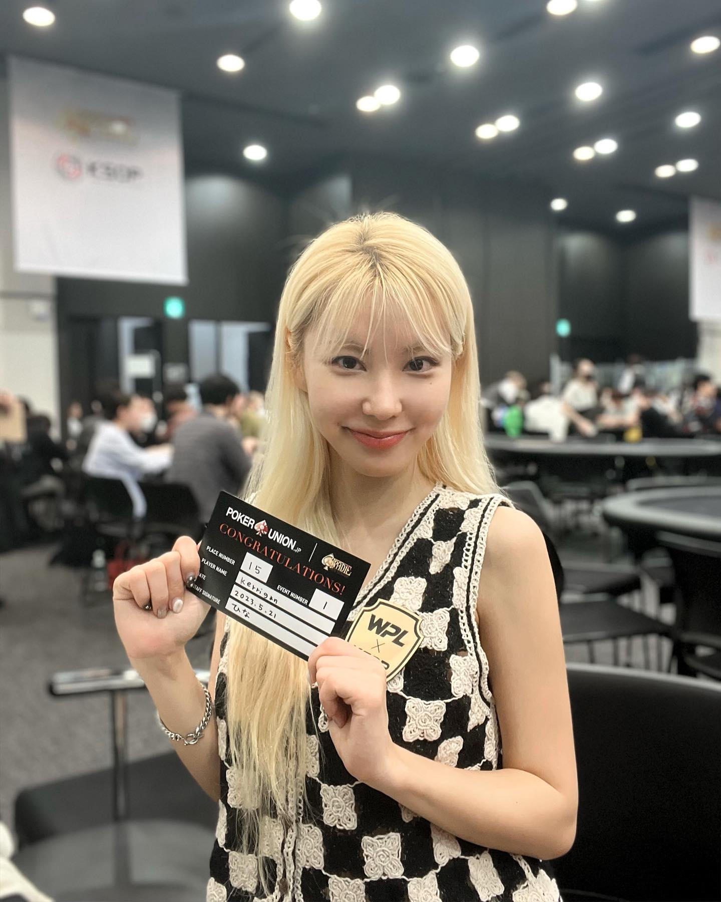 첫 홀덤 토너먼트 대회를 일본에서🇯🇵
메인 대회 700명 중 15등 사이드 대회 4등으로 
모두 머니인 성공으로 마무리했습니다🤍뿌듯

일본에서 다시 만난 미나쨩 너무 반갑고 고마웠고
선혜,계란,다온 다들 너무 수고 많았고 즐거웠어요
좋은 기회를 주신 갓코몽 artepoker 에게도
무한 감사 드립니다 :)