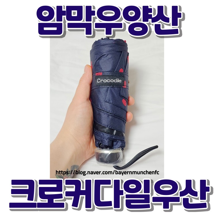 [미니우산 추천] 양산 겸용 귀여운우산_크로커다일우산