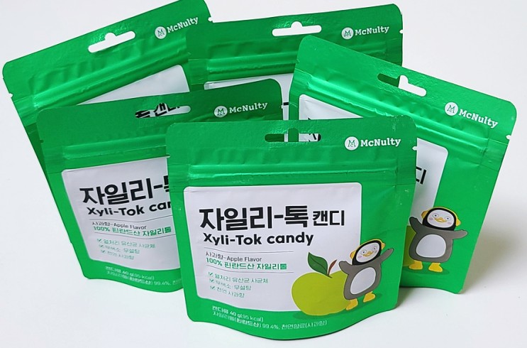 맥널티 펭수 자일리톨 캔디 무설탕 자일리톨