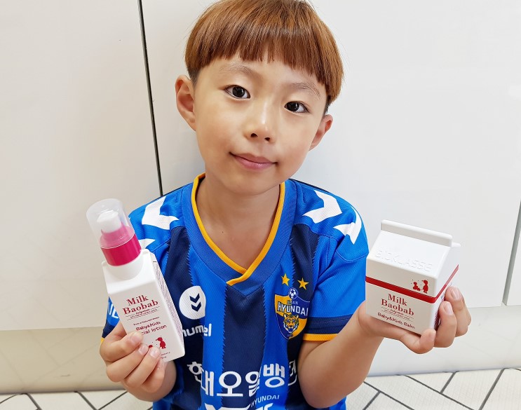 밀크바오밥 유아로션, 멀티밤으로 2중 보습하세요!
