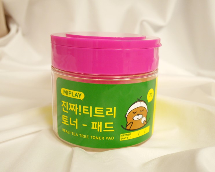 토너패드 추천 : 미플레이 진짜 티트리 토너패드 진짜 촉촉해요 !