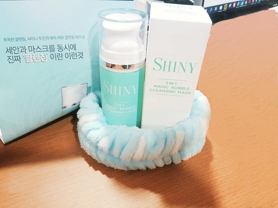 ☆☆☆☆☆ on Instagram: “요즘 여자들 사이에서 핫한 '샤이니 투인원 매직 버블 클렌징 마스크' 선물용 구매~ 인스타에 올리려고 개봉만 했는데 개봉했으니 한번 사용해봄 각질이 많은 경우