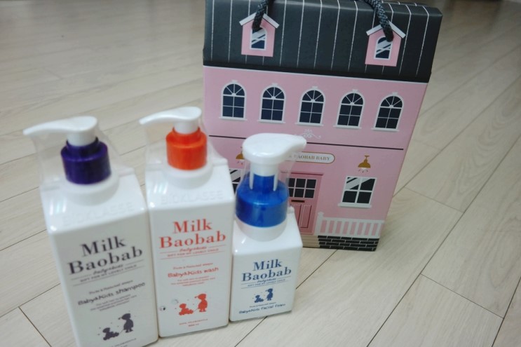 해외인증 된 안전한 키즈샴푸 와 베이비워시 세트로 두아들 깔끔하게!
