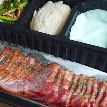 [FOOD]참나무장작바베큐 '오리도니'_경산 정평점