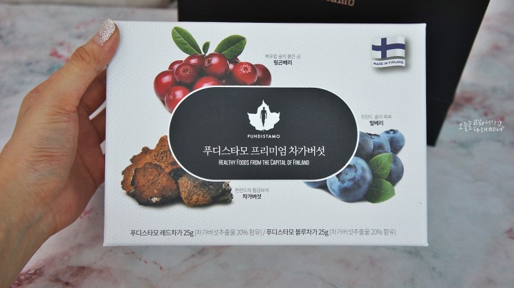 필란드차가버섯 푸디스타모 , 명절걱정에 주문해본 건강