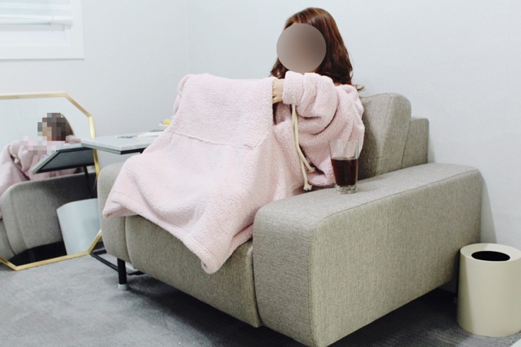 집순이 겨울잠옷은 오디불 양털후드티인줄 알았더니 이불인가봐