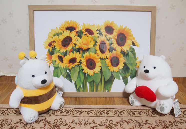 풍수인테리어액자 마카오팜 해바라기그림으로 대박나자