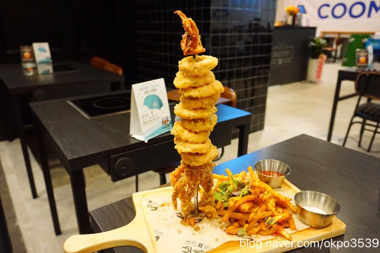 [시청역맛집]펍 분위기의 즉석떡볶이 맛집! 크레이지 후라이 시티스퀘어점_황제 김말이 즉석떡볶이, 크레이지 몬스터, 치즈핫도그