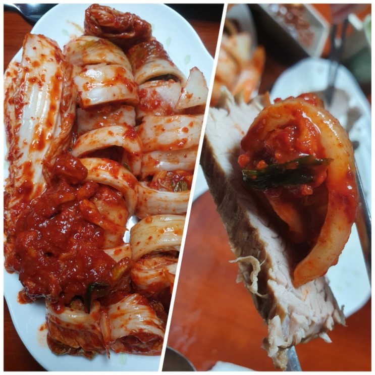 광신농산 보쌈김치와 돼지보쌈의 콜라보!(f.보쌈삶는법)