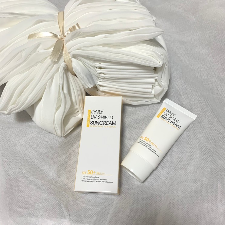 [스킨네이션] 데일리 유브이 쉴드 선크림 (Daily UV Shield Suncream)으로 자외선으로부터 안전하게!